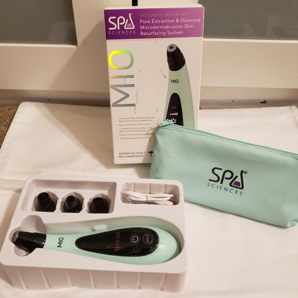 Spa Sciences Mint Green Microdermabrasion Tool
